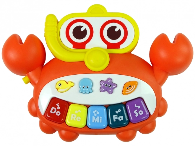 Music Piano Crab Marine Animals Sounds and Lights