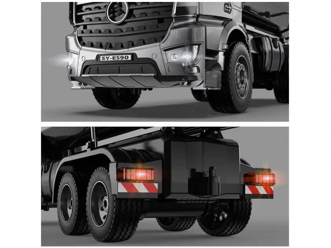 Mercedes Arocs Metal Dump Truck with Remote Control