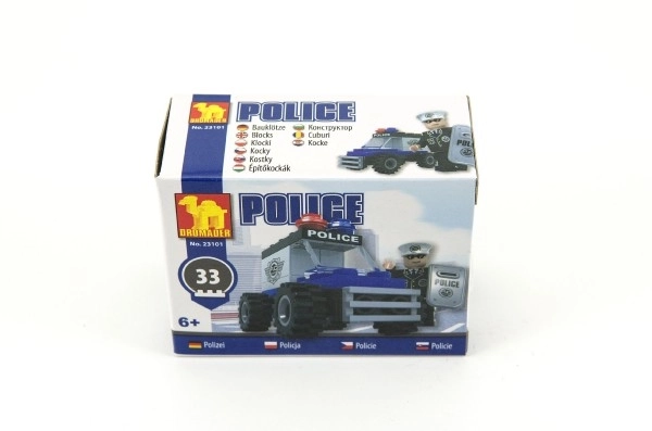 Dromader Police Car Building Set