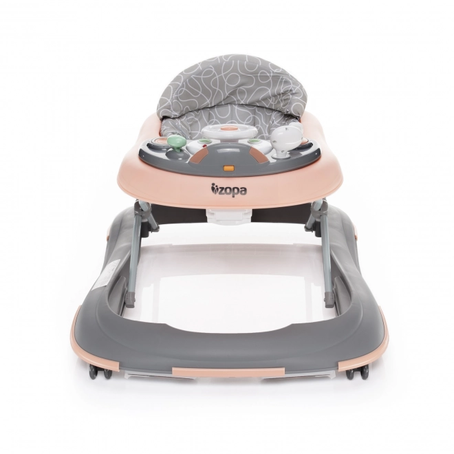 Baby Walker Fiesta Grey Pink