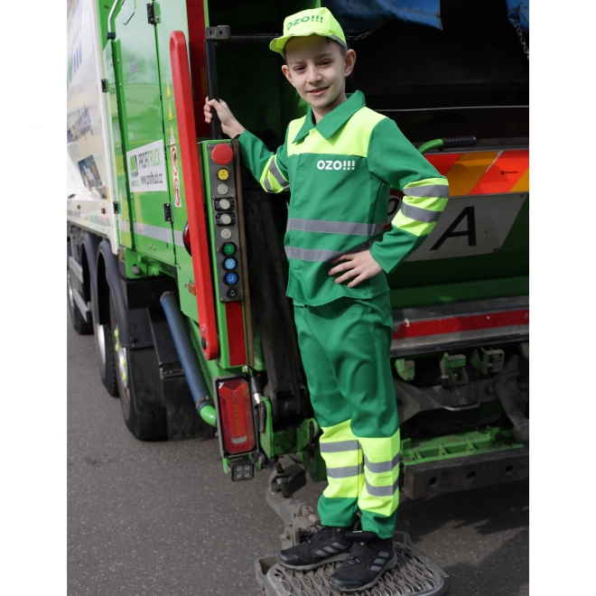 Children's Garbage Collector Costume