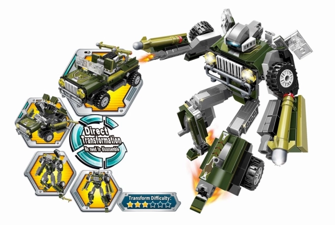 Blast Ranger Jungle Lurker Transforming Toy