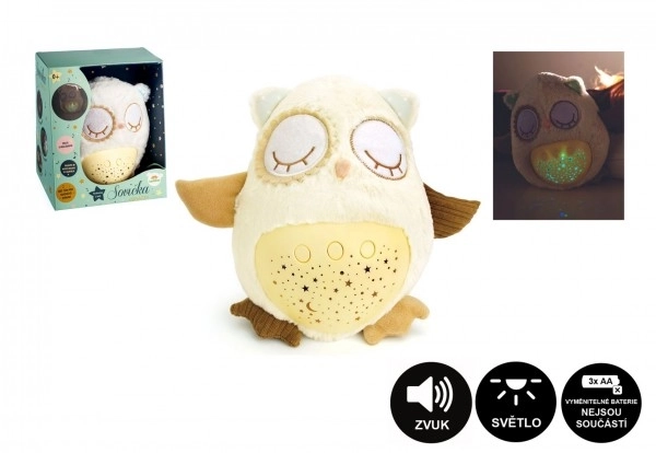 Sleepy Owl Night Light Toy