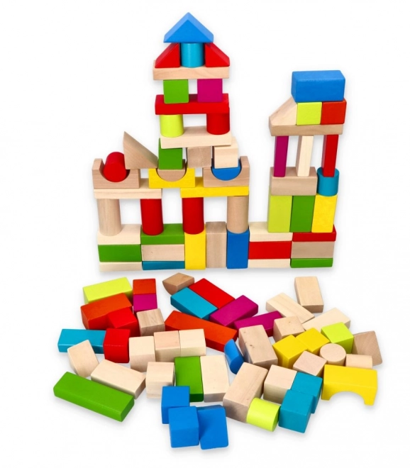 Colorful Wooden Blocks Set