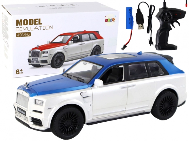 Remote Control Car 1:20 White and Blue