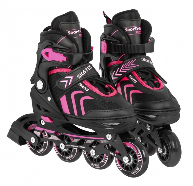 4-in-1 Kids Skates Rollers Ice Skates Pink Size 29-33