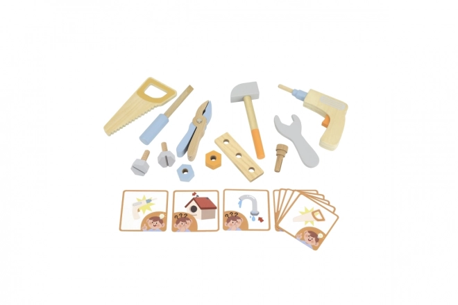 Wooden Tool Set for Kids