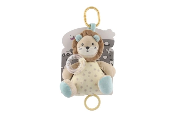 Musical Plush Lion Rattle Toy for Babies