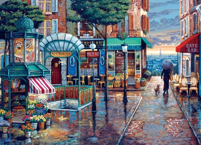 Cobble Hill Rainy Day Stroll Puzzle 1000 Pieces