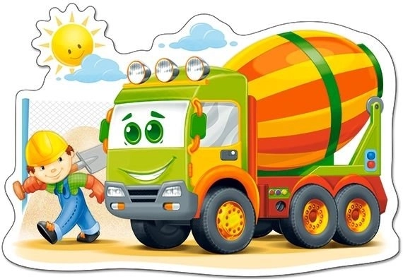 Castorland cement mixer puzzle maxi