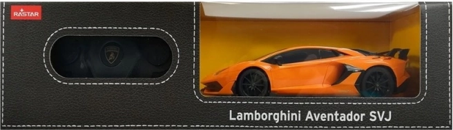 Távirányítós autó Lamborghini Aventador Rastar 1:24 narancssárga