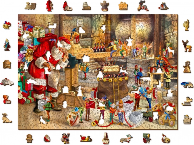 Wooden Puzzle Santa's Workshop