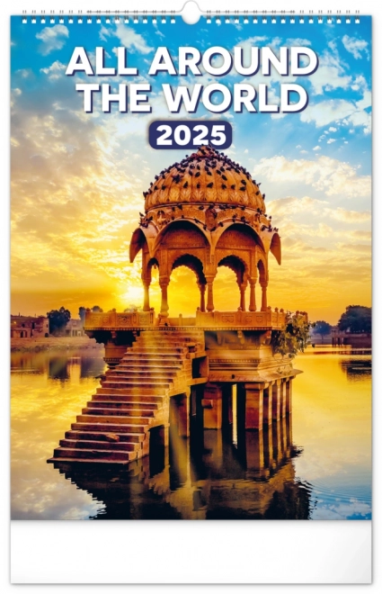 Notique wall calendar world monuments 2025