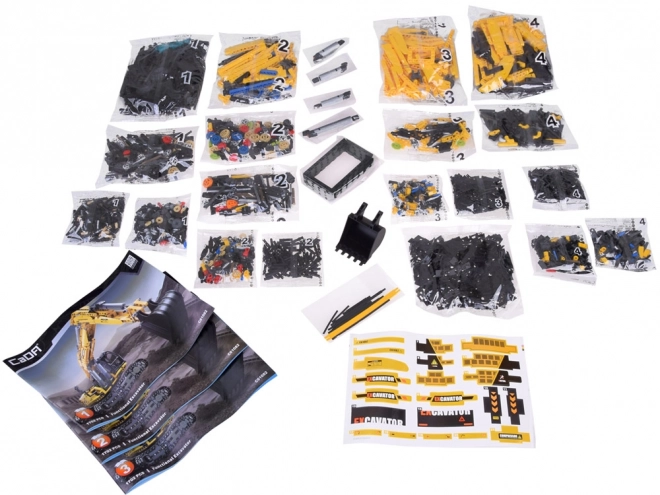 Remote Controlled Excavator Construction Set