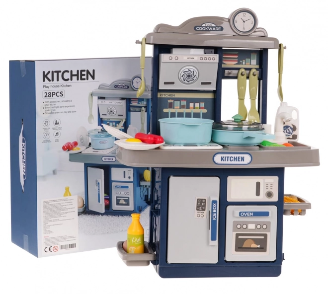 Interactive Kitchen Set with Sound Effects