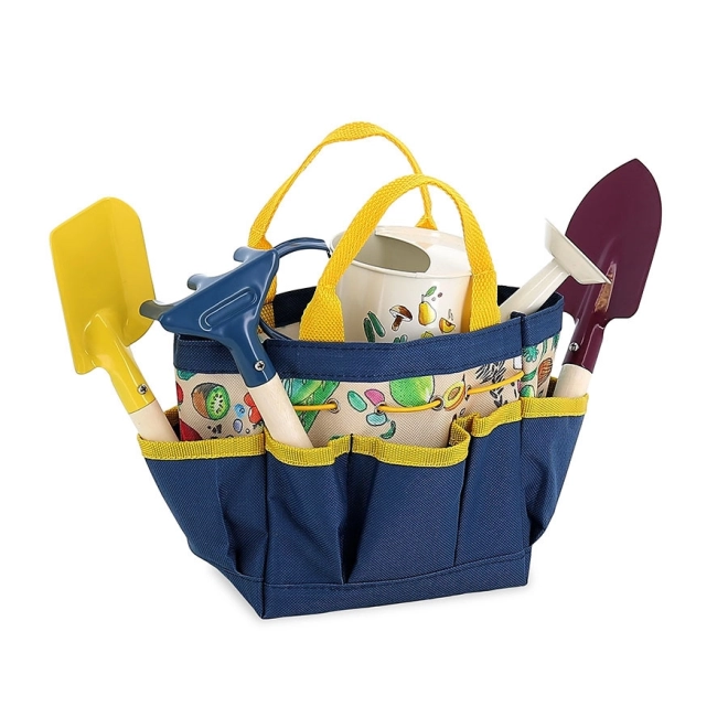 Set da giardino con attrezzi e annaffiatoio per bambini Vilac