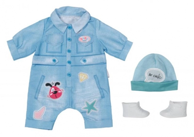 Baby Born Denim Playsuit Deluxe