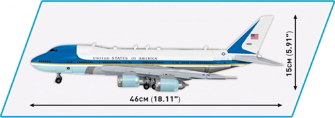 Boeing 747 Air Force One Model Blocks