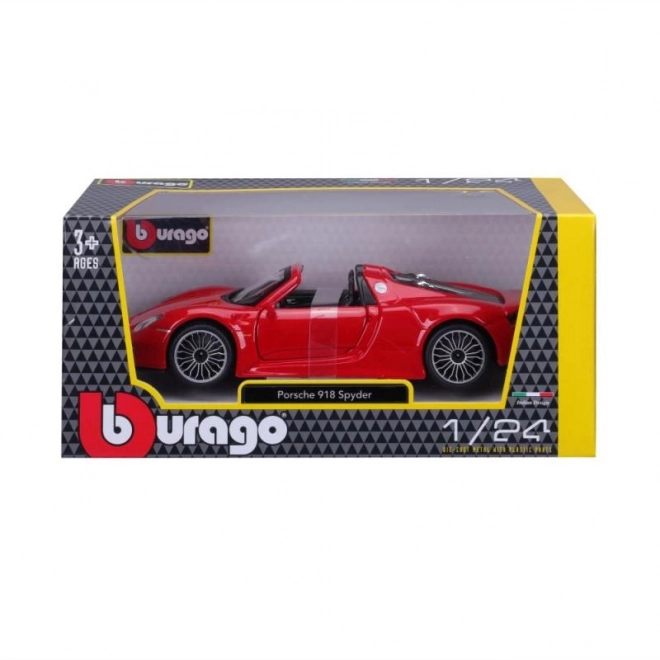 Die-cast Model Car Porsche 918 Spyder by Bburago