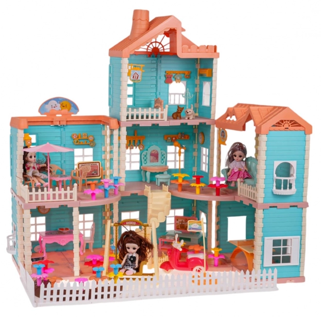 Interactive Dollhouse with Light and Water Effects