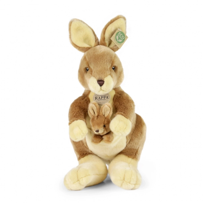 Plush Kangaroo with Joey Eco-Friendly