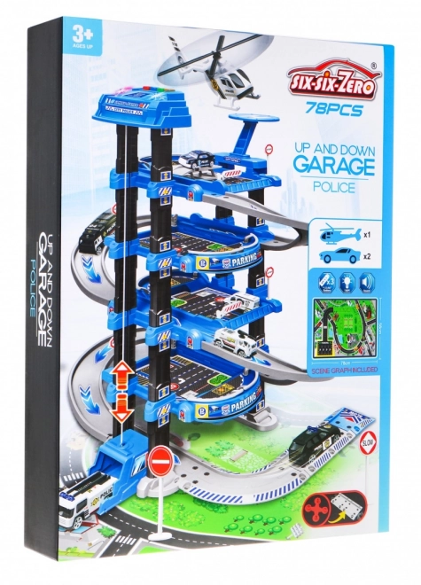 Mega Multi-Level Parking Set with Play Mat