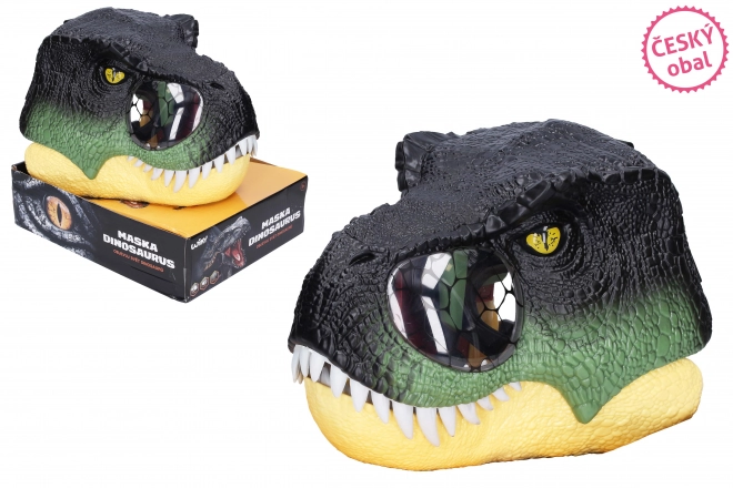 Dinosaur Head Mask with Sound and Light Effects