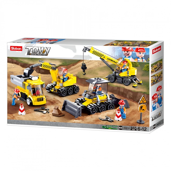 Sluban Town Construction Site Playset