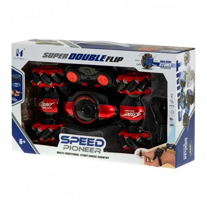 Remote Control Speed Pioneer Stunt Car Red – Red