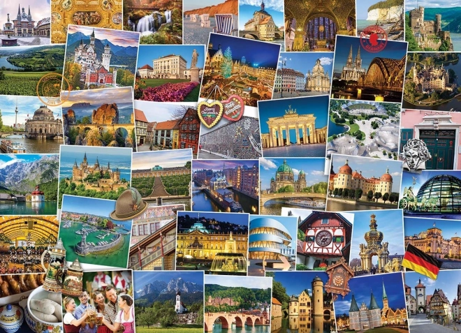 Eurographics Puzzle World Traveler - Germany 1000 Pieces