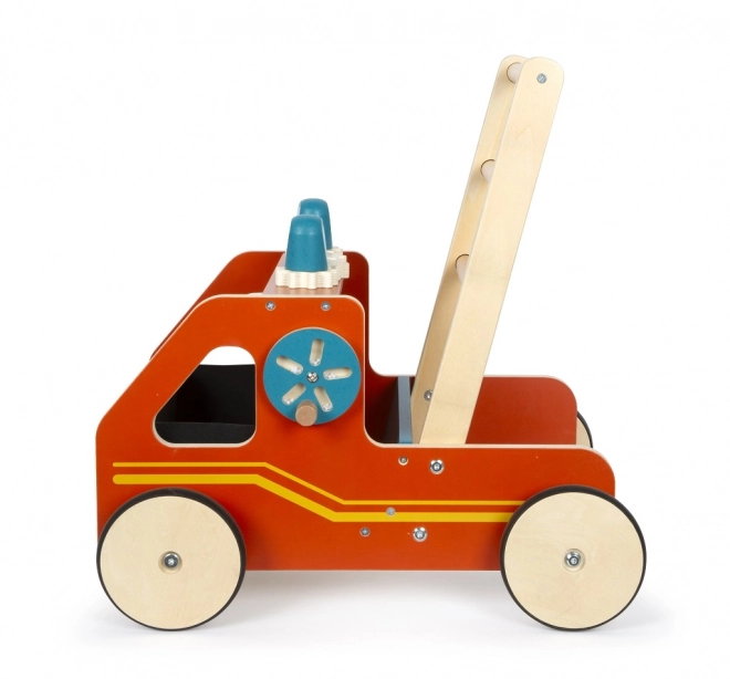 Small Foot Wooden Baby Walker Fire Truck