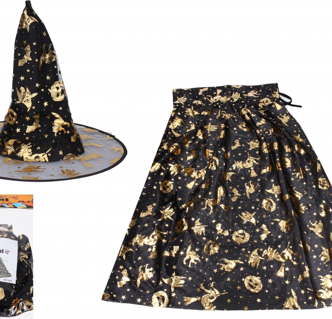 Carnival Witch Set (Hat, Cape)