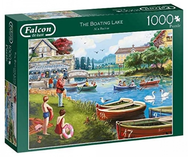 Falcon Jigsaw Puzzle Boats on the Lake 1000 Pieces