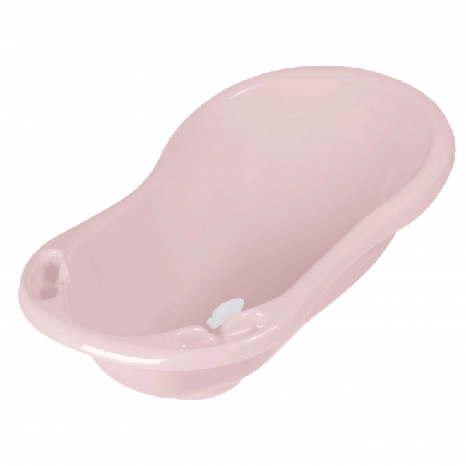 Baby Bathtub with Plug - Nordic Pink