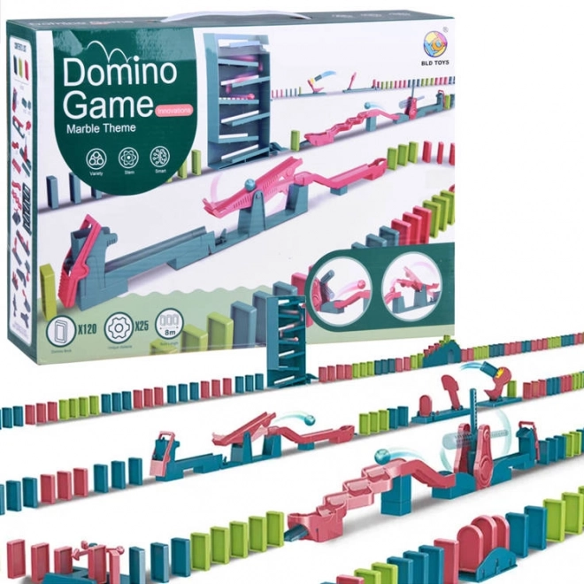 Colorful Domino Blocks and Obstacle Course Game