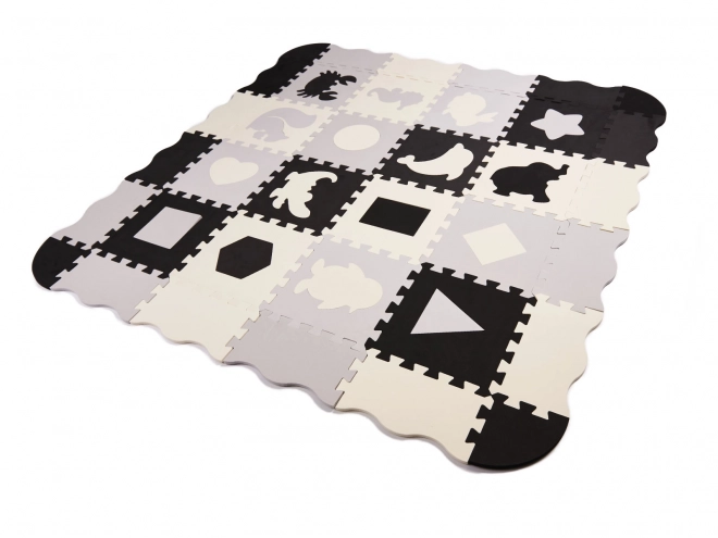 Children's Contrast Foam Puzzle Mat and Playpen