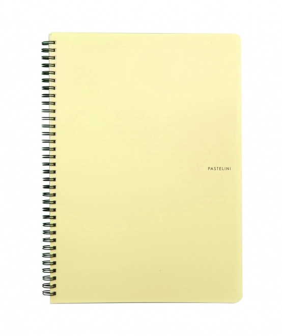 Twin Wire Notepad A5 Yellow Pastel