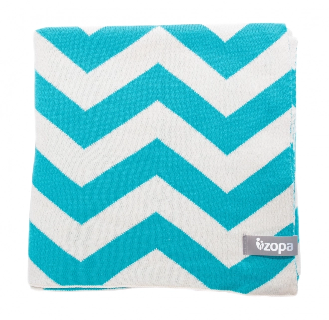 Children's Blanket Zig Zag Mint