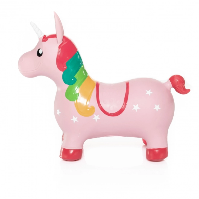 Inflatable Bounce Animal Unicorn Pink