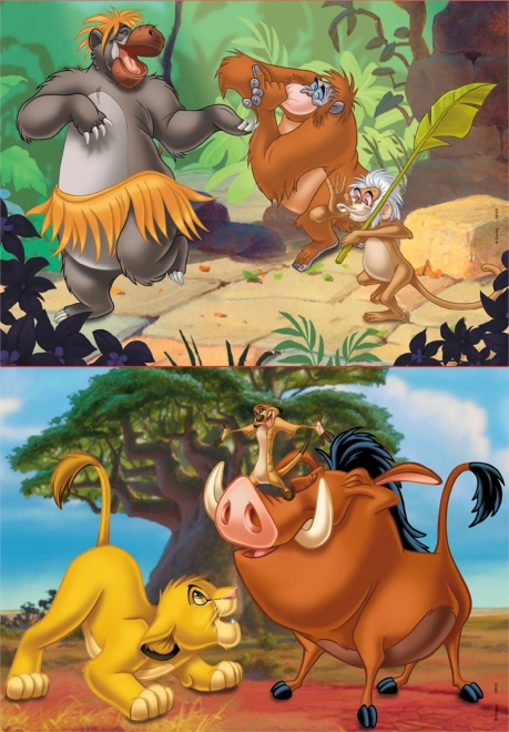 Educa Lion King and Jungle Book Puzzle Set