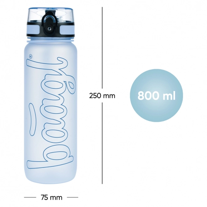 Water Bottle BAAGL Tritan Dust Blue 800ml