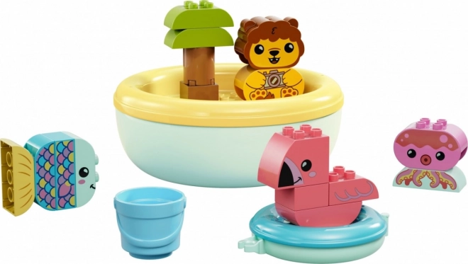 Duplo Bath Time Fun: Floating Island with Animals