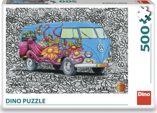 Hippies VW Puzzle by DINO - 500 Pieces