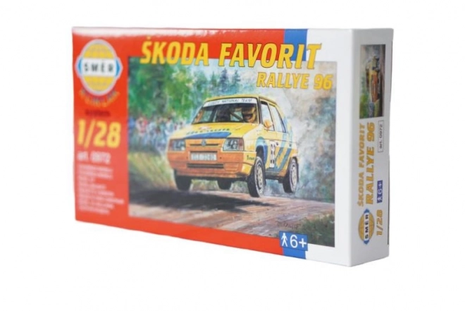 Skoda Favorit Rallye 96 Model Kit 1:28