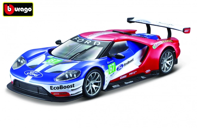 Bburago Ford GT Race Car 2017 Le Mans Model