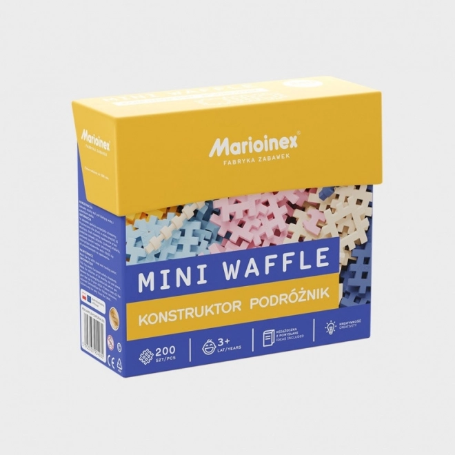 Mini Waffle Travel Constructor Set 200 Pieces