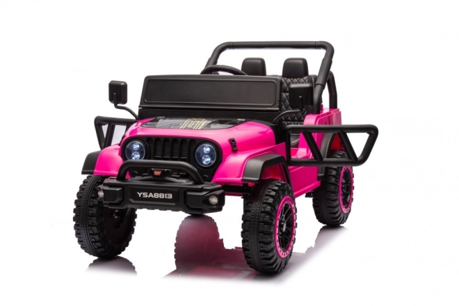 Pink 24V Electric Ride-On Car