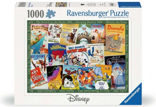 Disney Vintage Posters 1000 Piece Puzzle