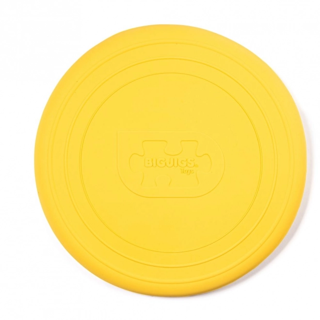 Bigjigs Frisbee Yellow Honey