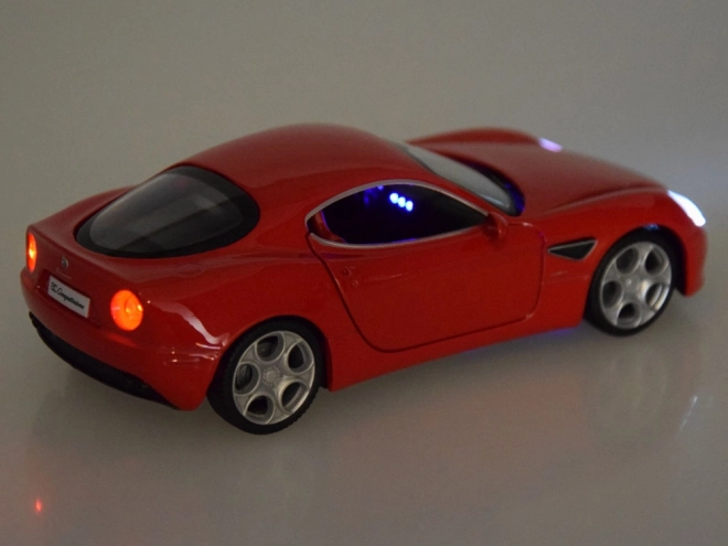 Die-cast Alfa Romeo 8C Competizione 1:32 Scale Model with Lights